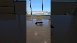 ANOTHER ONESPARKLING MARBLE CONFERENCE TABLE POLISHING AND SEALING PROCESS IN DOWNTOWN LAS VEGAS [upl. by Htbazile]