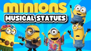 Dance Along With The Minions In This Fun Musical Statues Game [upl. by Raybin]