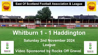 Whitburn v Haddington 2112024 [upl. by Mahoney]