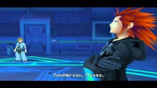 Kingdom Hearts 2 Gameplay  Roxas vs Axel  En Español [upl. by Friedman]