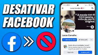 COMO DESATIVAR FACEBOOK TEMPORARIAMENTE [upl. by Irafat]