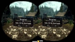 vorpX Features Using VR Keys and Edge Peek in Skyrim [upl. by Yrrok166]