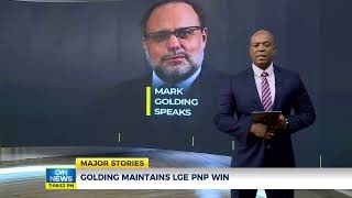 Golding Maintains PNP Won 2024 LGE  CVMTVNews [upl. by Enilegna]