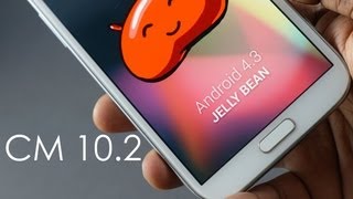 Galaxy Note 2  Official CyanogenMod 102 Android 43 Jellybean  How to InstallFlash [upl. by Alleram564]