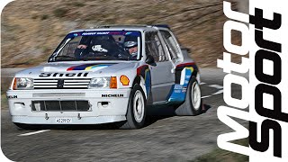 Legendary Peugeot 205 T16 EVO1 test on closed road [upl. by Undine]