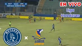 Motagua vs Lobos upnfm en vivo liga nacional Honduras apertura 2024 jornada 1 [upl. by Fayre]