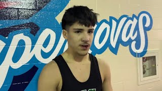 WilberClatonias Zaiyahn Ornelas talks about how hes feeling after his finals win [upl. by Ahseinaj]