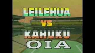 1993 Kahuku Football vs Leilehua  October 15 1993 [upl. by Adnuahs403]