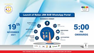 Launch of Nahar JBN B2B WhatsApp Portal [upl. by Dona]