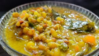 ಮೊಳಕೆ ಕಾಳು ಸಾಂಬಾರು curry molake kaalu sambar in kannada variety aduge new recipe kannada [upl. by Assenal259]