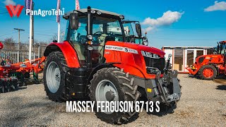 Prezentare Tractor MASSEY FERGUSON 6713 S  seria 6700s [upl. by Ennazus]