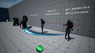 Replicated Hitbox System  Demo Showcase [upl. by Nosyrb]