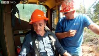 Richard Hammond becomes a lumberjack  Richard Hammonds Crash Course  BBC Two [upl. by Ataga]