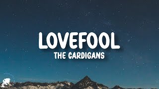 The Cardigans  Lovefool Lyrics [upl. by Bryon]