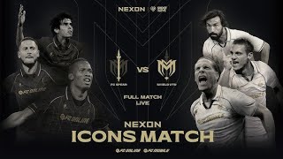 HIGHLIGHTS NEXONS ICONS MATCH  ATTACKERS VS DEFENDERS  Mascherano performance [upl. by Scandura]