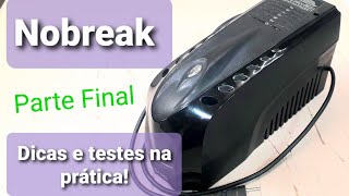 NOBREAK  Conferindo o Circuito Carregador e Formas de onda com Osciloscópio  Video 3 de 3 [upl. by Herrington]