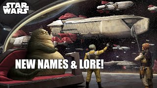 Hutts Fleet NEW names and LORE  Star Wars Empire at War [upl. by Audre336]