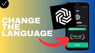 How to change the language in the Chaton AI app [upl. by Harobed]