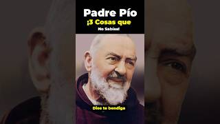 ¡3 Cosas que No Sabías fe padrepio curiosidades [upl. by Keri726]