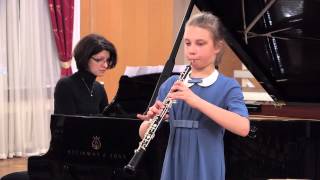 eMuse participation video  Aglaia Golubeva oboe 10 years old  Russia [upl. by Lekkim]