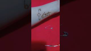 Safety pin 🧷 trending viral mehndi design mehndi henna shorts youtubeshorts [upl. by Eyanaj]