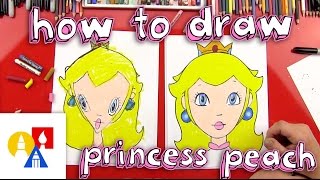 How To Draw Princess Peach [upl. by Oironoh]