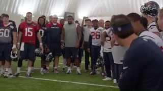 Carli Lloyd vs Vince Wilfork  2015 Hard Knocks Houston Texans Episode 5 [upl. by Arihsay]