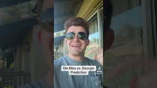 Ole Miss vs Georgia Prediction…shorts collegefootball olemiss georgia prediction sec 2024 [upl. by Kristal]