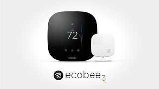 ecobee3 The smarter wifi thermostat with remote sensors [upl. by Dulciana]