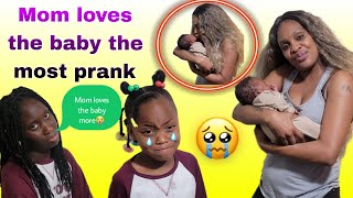 OUR MOMMA LOVES❤️ THE BABY👶🏾 THE MOST PRANK 🤣🤣mustwatch WE CRIED😭😭 [upl. by Hudson541]