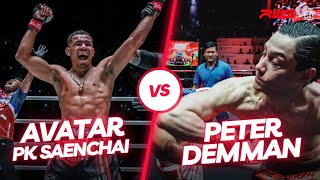 Accepting Sparring Challenge from Avatar PK Saenchai—Avatar vs Peter Denman [upl. by Maloy392]