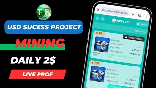 Another new high profitable usdt mining site  Earn daily Withdraw daily instant withdraw [upl. by Alilad438]