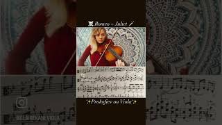 Prokofiev’s Romeo and Juliet for Solo Viola Dance of the Knights [upl. by Aticilef]