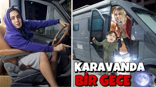 ÇOCUKLARIMLA KARAVANDA BİR GECE GEÇİRDİK [upl. by Edita]