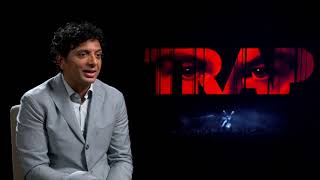 M Night Shyamalan on working with his daughter serial killers and Trap [upl. by Pearline804]