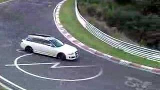 Spy Nürburgring Audi RS6 2008 drifting [upl. by Nyleahs212]