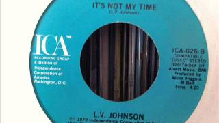 L V JOHNSON IT´S NOT MY TIME [upl. by Karoly]