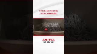 Paper shredder for office  ANTIVA CC 232 CD shredding shredder papershredder [upl. by Chute]