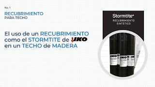 Recubrimiento Sintético Stormtite de IKO [upl. by Kery]