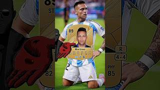 Blue Or Red Lautaro Martinez Fifa Cards Fc24 Vs Fc25 eafc24 fifa fifa23 fc24 [upl. by Annig]