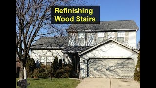 How I refinished a stairwell that were built with construction grade pine  VOTD [upl. by Evetta]