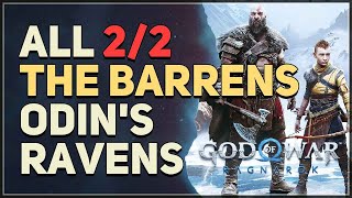 The Barrens All Odins Ravens God of War Ragnarok [upl. by Eirrek890]