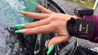 ASMR in the Rain  Fast Tapping Outdoors [upl. by Daron]