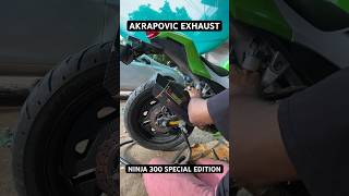 AKRAPOVIC EXHAUST  NINJA 300 SPECIAL EDITION [upl. by Wie]