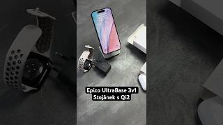 Jak nabíjet iPhone Apple Watch a Airpods najednou bezdrátově Třeba stojánkem od Epico 3v1 s Qi2 [upl. by Raeann]