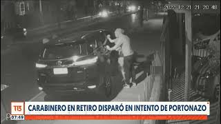 Carabinero r mató a hombre que intentó robar su auto en Maipú [upl. by Aicenra]