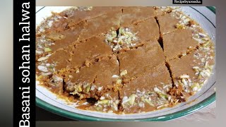 Basani sohan halwa  habshi halwa  recipe by Areesha [upl. by Iturk632]