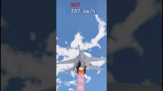 F16 Vertical Climb  War Thunder [upl. by Eeslehc]