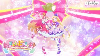 1080p Cure Wonderful amp Cure Friendy Transformation Wonderful Precure [upl. by Eniawed283]