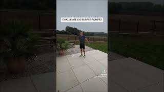 CHALLENGE 100 BURPEEPOMPES 🔥motivation challenge burpees viralshorts reels [upl. by Neville149]